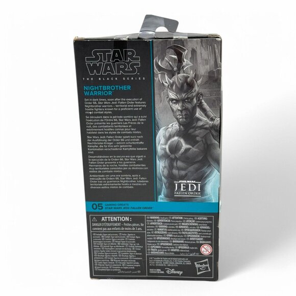 Hasbro Star Wars The Black Series Nightbrother Warrior Gaming Greats Action Figu - Picture 4 of 6